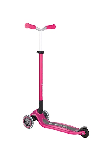 Globber Master Işıklı Katlanabilir Scooter - Fuşya Fuşya
