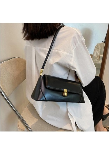 Novahub Vintage Üst Sınıf 2024 Kadın Koltuk Altı Çantası: Kahverengi French Niche Baget Omuz Çantası, Modern Zarafet İçin Mükemmel Seçim Kahverengi