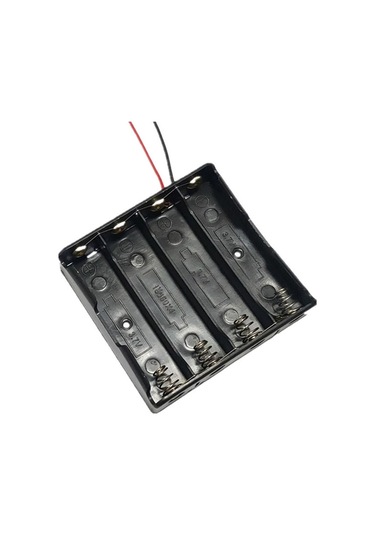 18650 2 Tel 4lü Pil Kutusu Paralel 4 Adet 3.7v Paralel Lityum Lion Batarya Yuvası Mobil Güç Kaynağı