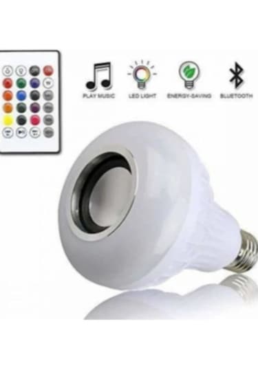 Led Hightek Gece Lambası Bluetooth Hoparlör Rgb Ledli Lamba Kuman