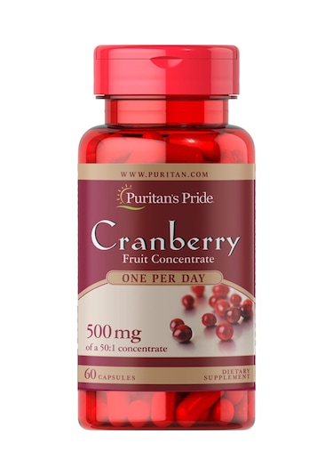 Puritans Pride Cranberry 60 Kapsül Aromasız