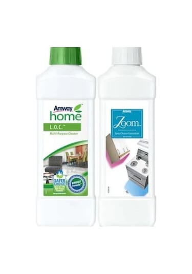 Amway Home LOC Çok Amaçlı Temizleyici 1 L + Zoom Yüzey Temizleyici Sprey 1 L