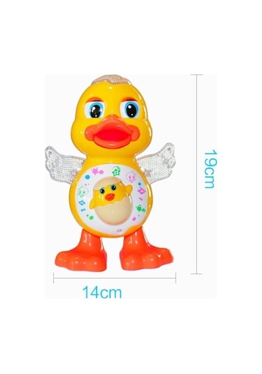 Can Oyuncak Dans Eden Pilli Ördek - Hareketli Işıklı Sesli Şarkı Söyleyen