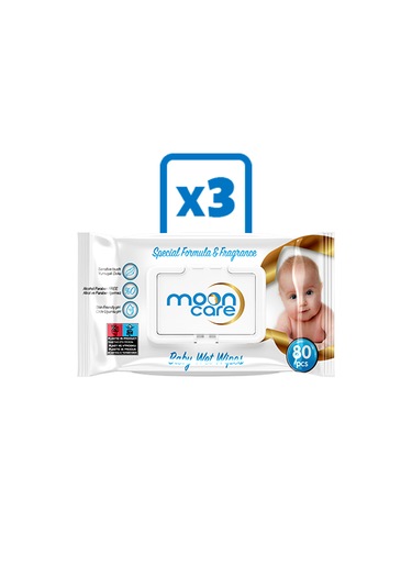 Mooncare Islak Bebek Havlusu- 3x80