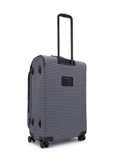 Kıplıng New Youri Spin M Orta Boy Tekerlekli Valiz Siyah Sıgnature Prınt Siyah