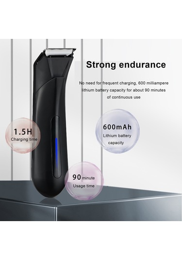 Moveevo Zcb108 Erkek Tıraş Makinesi Özel Bölgeler Koltuk Altı Kılları Düzeltici Siyah + Şarj Standı