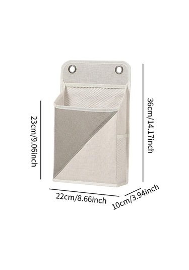 Suntek Duvara Asılan Düzenleyici Çanta Yurt Odası Mutfak Gri