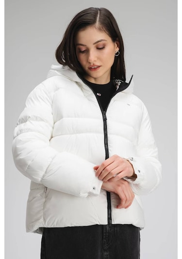 Tommy Jeans Kadın Mont-dw0dw20389 Beyaz