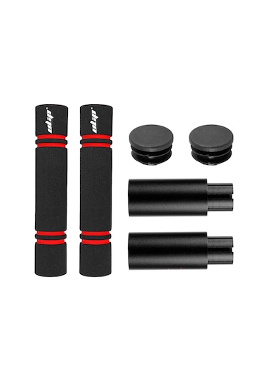 Yaleker Ulıp Max G30 Elektrikli Kaykaycı Parçası - Işıksız Siyah El Çubuğu Uzatma Seti Alüminyum Ally + Eva + Abs