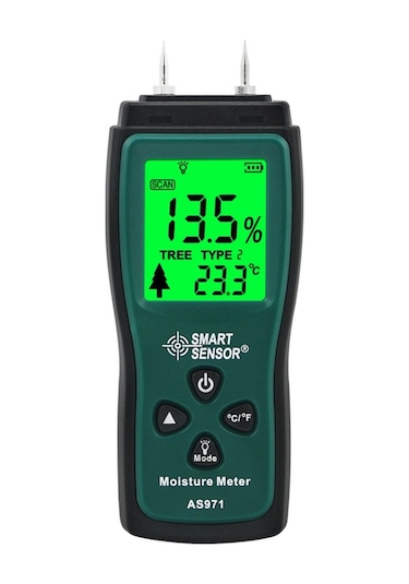 Ahşap Mobilya Yapımı İçin Akıllı Sensör As971 Nem İçeriği Test Cihazı
