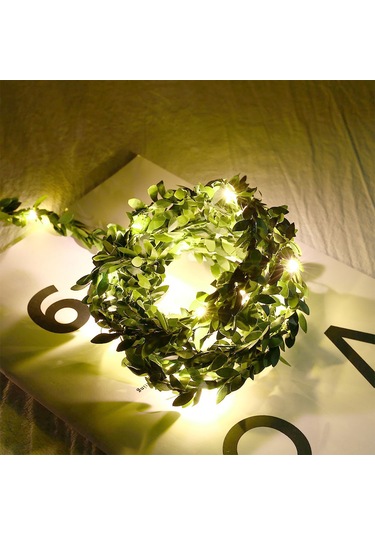 Skycity Usb Beslemeli 30 Led Işıklı 3 Metre Bakır Tel Sarmaşık Dekoratif Işık, Sıcak Beyaz, Noel Ve Parti İçin