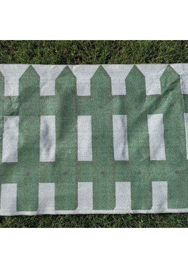 Baskılı Balkon Çit Filesi 1m X 5m Model A - Cırt Kelepçe Hediyeli