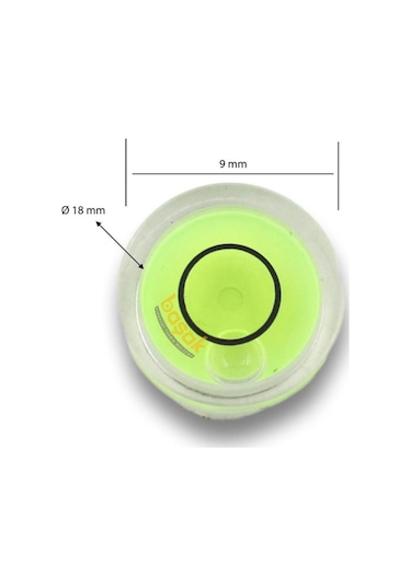 Ø 18 Mm 1 Su Terazisi Tüpü Düzlem Ölçüm P26-be1 2