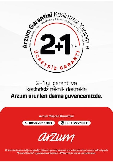 Arzum AR4075 Pronto Lux 2‘si 1 Arada Dikey Elektrikli Süpürge 800W
