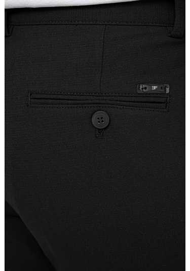 P 1205 Pantolon Comfort Siyah Siyah