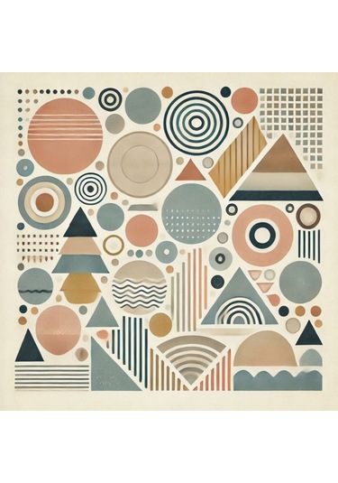 İskandinav Soyut Tablo Set Çerçevesiz 50x50cm Pvc Tablo 4'lü Set 020 Her Bir Tablo 50x50cm Büyüklüğündedir.