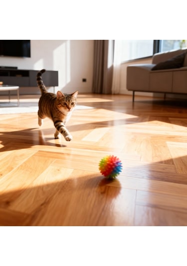 Runaway Mini Kedi Oyun Topu Renkli Ve Hareketli Eğlence