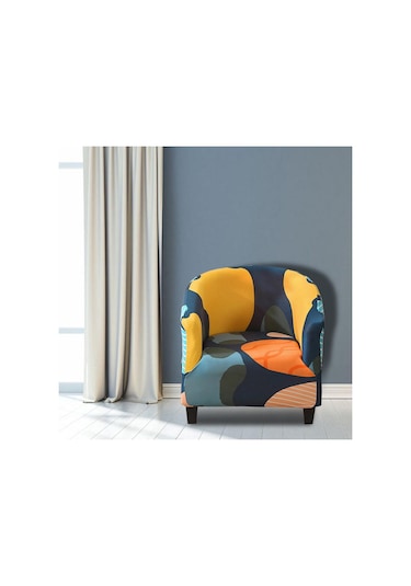 Suntek Yıkanabilir Yatak Odası Oturma Odası İçin Kulüp Sandalye Koltuk Slipcover