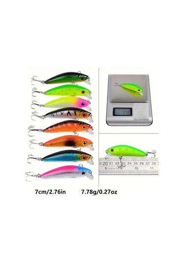 Fochsia 56 Adet Yem Seti Karışık Crankbait Swimbait Minnow Yapay Balıkçılık Yemi