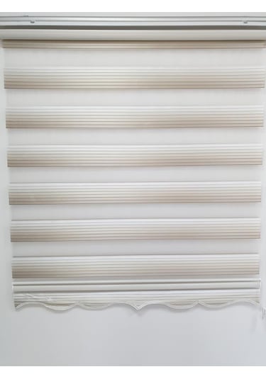 Bbb Geniş Pliseli Renk Geçişli Zebra Stor Perde Mz293