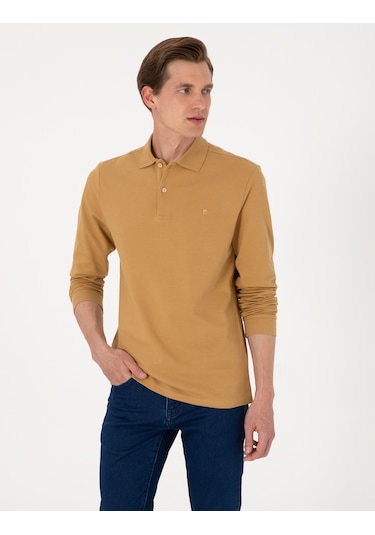 Pierre Cardin Erkek Camel Sweatshirt 50314048-vr015 Camel