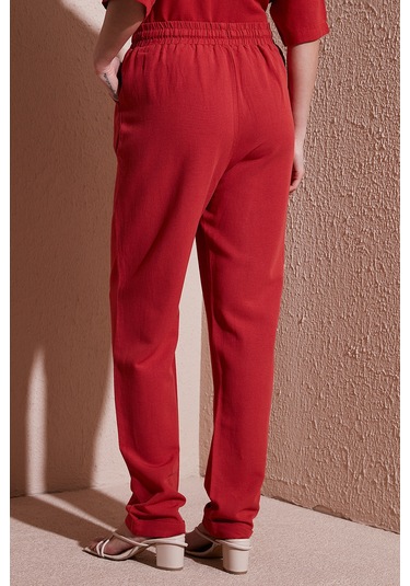 Fashion Friends Bayan Pantolon 25y0550k1 Kiremit Kiremit