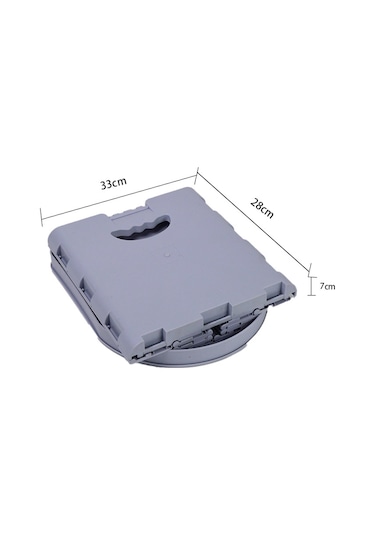 Açık Kamp Taşınabilir Katlanabilir Tuvalet Haki