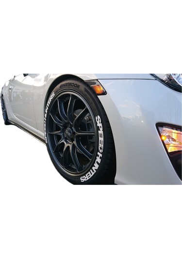 Speedhunters Lastik Yazısı Büyük Boy Araç Lastik Stikeri 8adet