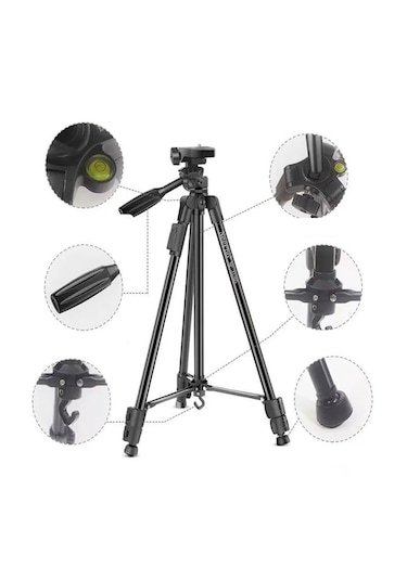 Np-3180s Bt Kumandalı Kamera Telefon Tutucu Tripod 129cm-al4646