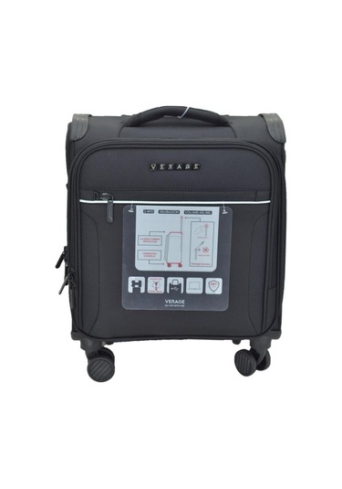 Verage Gm21002-10aw Çekçekli 16,5 İnç Pilot Valiz Siyah
