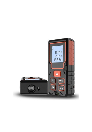 Moveevo Infrared Lazer Ölçüm Aleti 100m: Alan-hacim Hesaplama, Lcd Işık, Üç Birim Dönüşümü, Pisagor Modu Ve Çift Seviye Göstergesi
