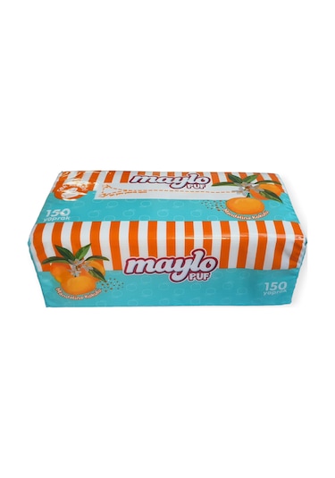 Maylo Mandalina Kokulu Çek Kullan Puf Mendil 150 Yaprak