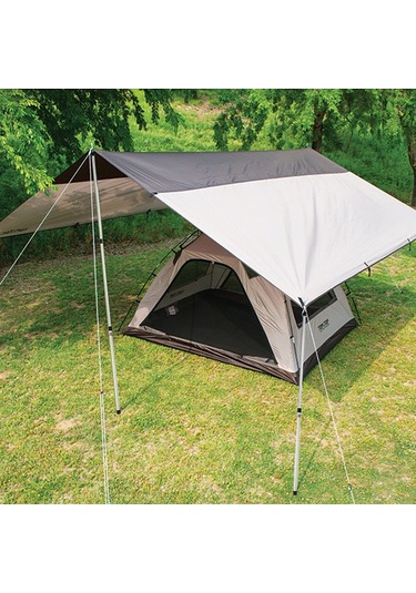 Symbee Alüminyum Çok Bölmeli Genişletilebilir Çadır Direği, 90-230 Cm Yükseklik Ayarı, Hızlı Kurulum, Güneşlik/çadır Desteği, Gümüş Renk, Tek Adet Gümüş