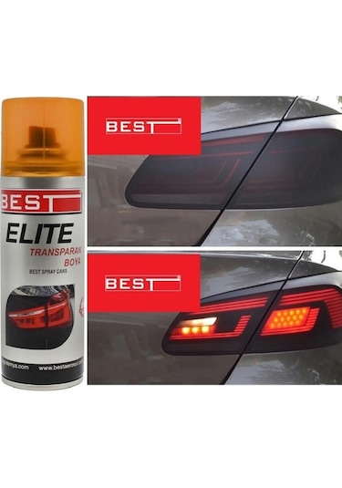 Best Elite Transparan Far Boyası 200 ML Turuncu