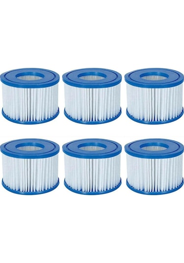 Maiyame 6 Adet Vı Boyutlu Spa Filtre Elemanı - Su Temizliği İçin Dayanıklı Pet Malzeme, Lay-z-spa Modeli İçin Değiştirme Parçası Diğer