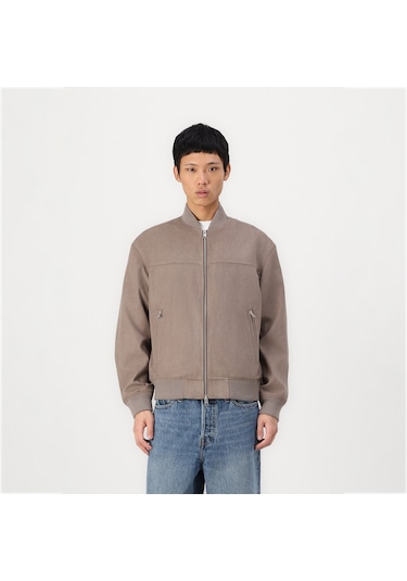 Jack&jones Ccfrank Bomber Erkek Kahverengi Klasik Yaka Ceket Kahverengi