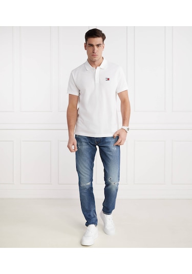 Tommyhilfiger Polo Yaka Logo Pike Polo T-shirt Beyaz