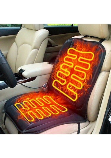 Besthome1 12v Araç Isıtma Yastığı - Otomatik Sıcaklık Kontrol, Kaymaz Koltuk Altlığı, Güvenli Ve Konforlu