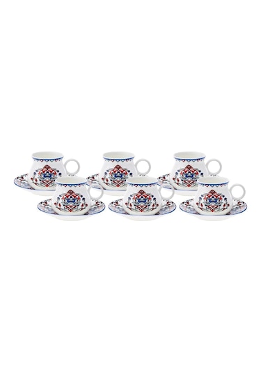 Karaca  Hattat 6 Kişilik Kahve Fincanı Takımı 90 ml