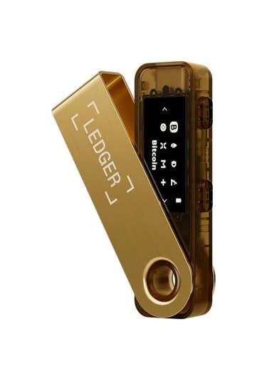 Ledger Nano S Plus Altın Kripto Donanım Cüzdanı Çok Renkli
