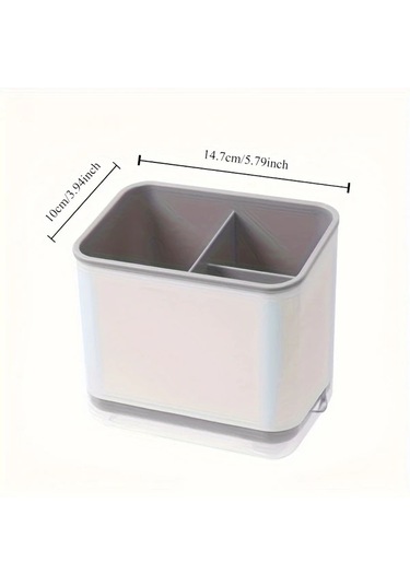 Fochsia Gri 2 Renk Seçenekli Modern Çok Katlı Banyo Organizatörü - Diş Fırçası Ve Tarak Askılı Kurutmalı Gri