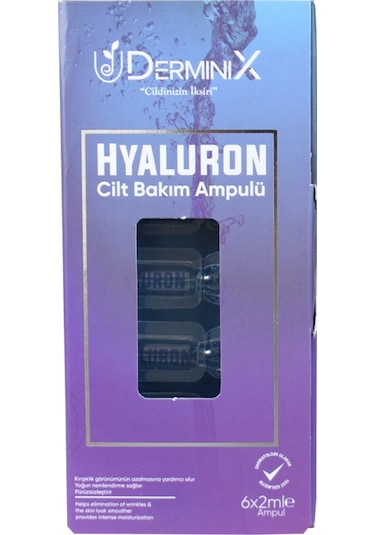 Derminix Hyaluron Cilt Bakım Ampulü 6 x 12 ML