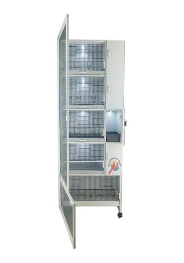 İstanbul Kafes Model 5Ys Pvc Kuş Dolabı