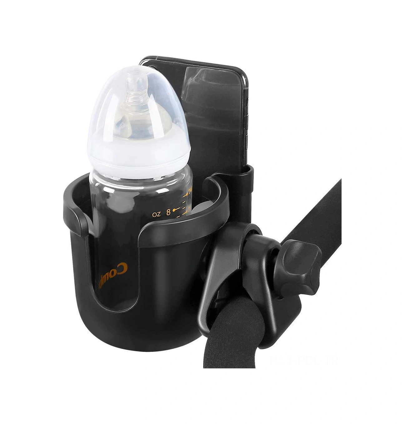 Padalink Ev, Araba Kullanıma Uygun Universal Telefon Tutucu, 3.5"-6.8" Telefon Boyutuna Uygun, Siyah Abs Plastik Materyal, 0.55-1.7 İn Clip Aralığı