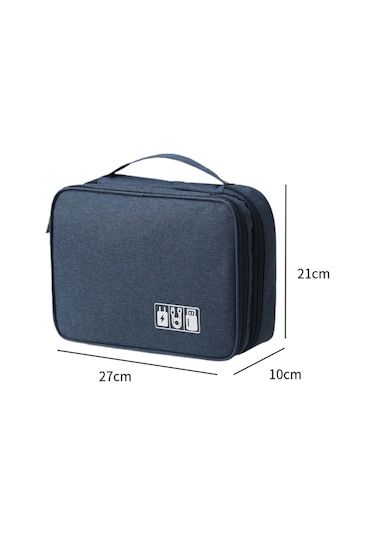 Homyl Dijital Elektronik Aksesuarlar Organizatör Taşıma Lacivert