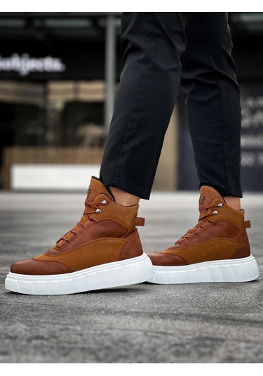 Pabucmarketi Erkek Bot Yüksek Taban Taba Taba