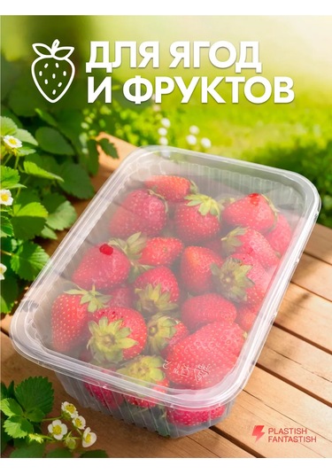 Plastish Fantastish Kapaklı Tek Kullanımlık Yemek Kapları 750 Ml 30 Adet 126040065 30