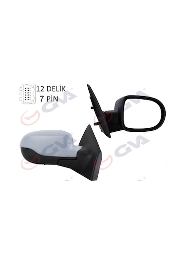 Dış Dikiz Aynası Elektrikli Sağ Clio 3 Hb 09 Isıtmalı Sensör Astarlı Konv.cam