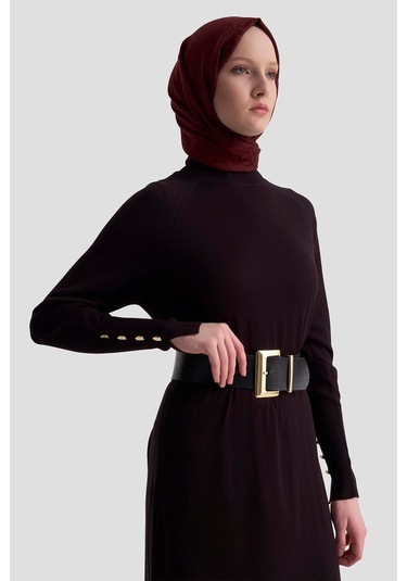 Armine Elbise 25kd7002 Siyah Siyah