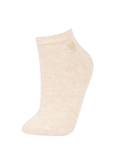 Defacto Kadın 5'li Pamuklu Patik Çorap V5122AZNSKR1 Çok Renkli